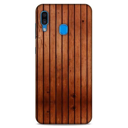 Lopard Samsung Galaxy A30 Uyumlu Kılıf Wood'X (12) Koruyucu Silikon Desenli