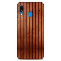 Lopard Samsung Galaxy A30 Uyumlu Kılıf Wood'X (12) Koruyucu Silikon Desenli