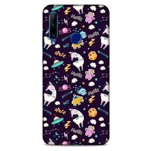 Spacex (47) Tema Crystal Flex Kılıf Huawei Honor 20 Lite Kılıf