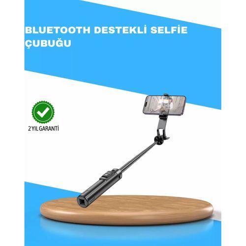 Uzaktan Kumandalı Bluetooth Selfie Çubuğu– Işıklı, 130 Cm Ayarlanabilir