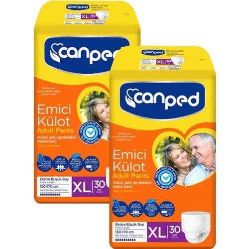Canped Emici Külot Ekstra Büyük Boy XLarge 30'lu 2 paket / 60 adet