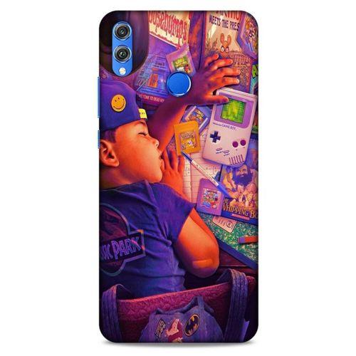 Retro (41) Desen Tank Kılıf Renkli Huawei Honor 8x Kılıf