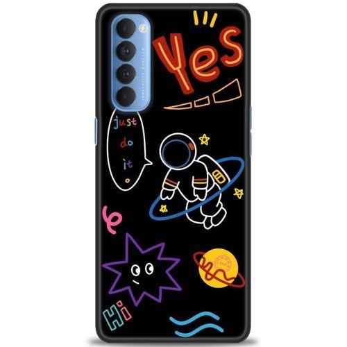 Oppo Reno 4 Pro Kılıf HD Baskılı Kılıf - Yes + Tam Ekran Koruyucu