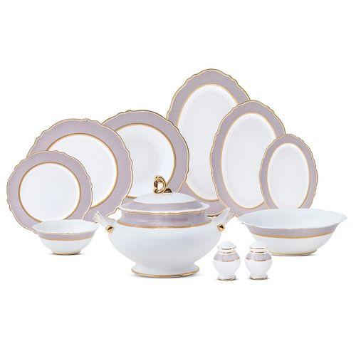 Aryıldız Majestic 60 Parça 12 Kişilik Porselen Yemek Takımı Ar261347