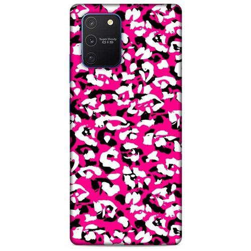 Samsung Galaxy S10 Lite Uyumlu Kılıf Pembe Delisi (31) TPU Kılıf Kamuflaj