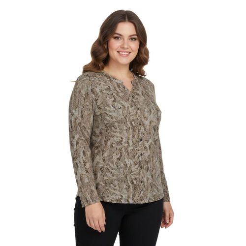 Kadın Yumoş Düğmeli Modelli Bluz BGL-ST05133