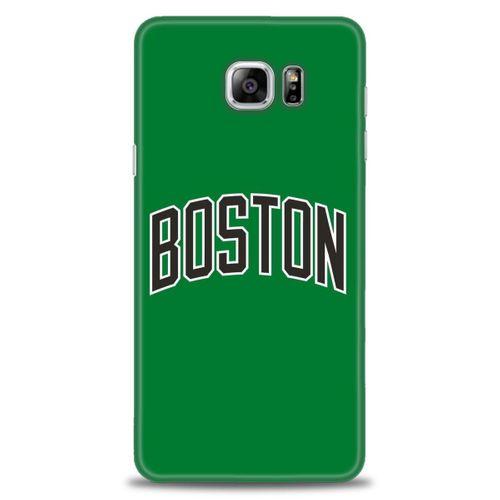 Samsung Galaxy Note 5 Kılıf HD Baskılı Kılıf - Boston Yeşil + Tam Ekran Koruyucu