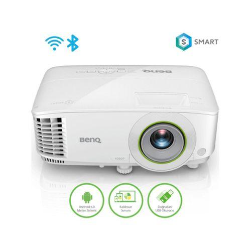 BENQ EW600, 3600 ANSI, 1280x800 WXGA, 1xHDMI, VGA, USB Okuyucu, DLP, Kablosuz Wireless, 15.000 Saat Lamba Ömrü, Android, SMART, Projeksiyon