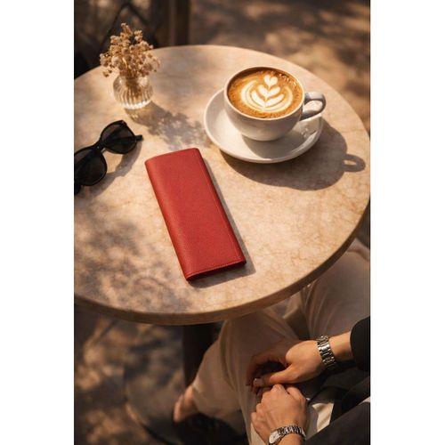 Hakiki Deri Mıknatıslı Kart Ve Telefon Bölmeli Unisex Cüzdan VS.BLKT.0939