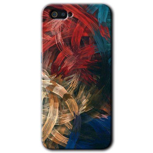 Realme C2 Kılıf HD Desen Baskılı Arka Kapak - Karma Boyalar