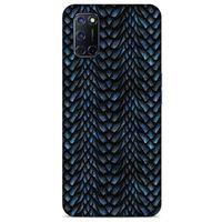 Oppo A92 Kılıf Dragons (4) Koruma Kılıfı Ejderha Skin Lacivert