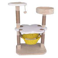 Sepetli Hamaklı Kedi Oyun Kulesi
