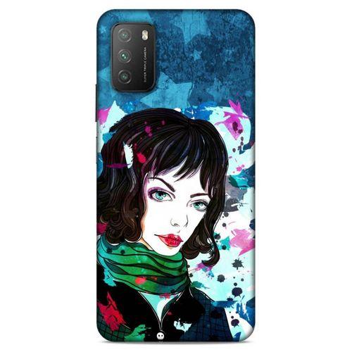 Lopard Xiaomi Poco M3 Uyumlu Kılıf Sürreal Yüzler ♀ (23) Ultra Koruma Kılıfı Baskılı