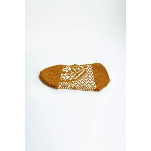 2 Çift El Örgüsü Kışlık Şık Kadın Yün Patik Set 7