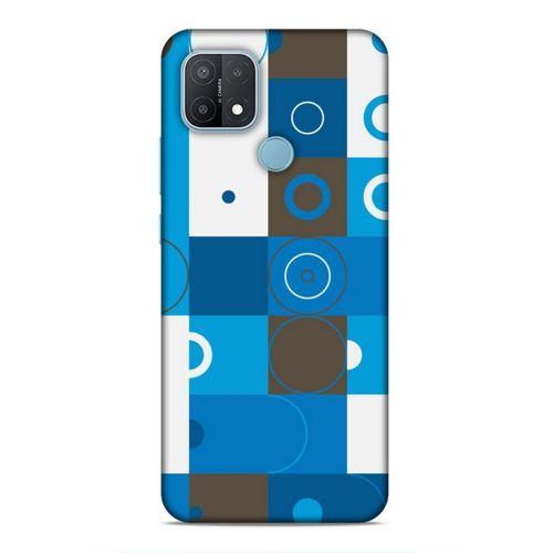 Oppo A15 Uyumlu Kılıf Insomnia (27) Tasarımlı Kılıf Mavi Beyaz