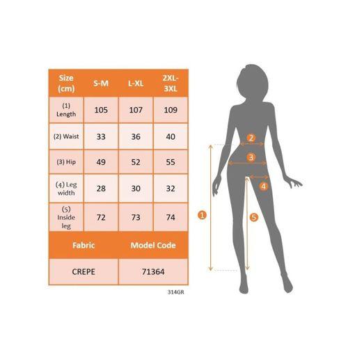 Kadın Yüksek Bel Cepli Cırt Kapama Janjan Krep Pantolon