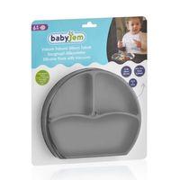 BabyJem BabyJem Silikon Tabak 715 Gri