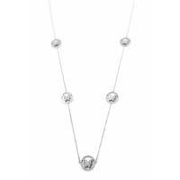 Kelebek Kolye - 90 cm - Gümüş