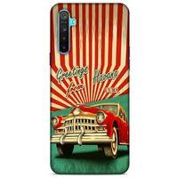 Retro (12) Desen Koruyucu Silikon Renkli Oppo Realme 6i Kılıf