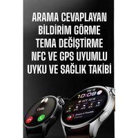 Akıllı Saat Bildirim Görme Amoled Ekran Gps Uyumlu Sesli Görüşme