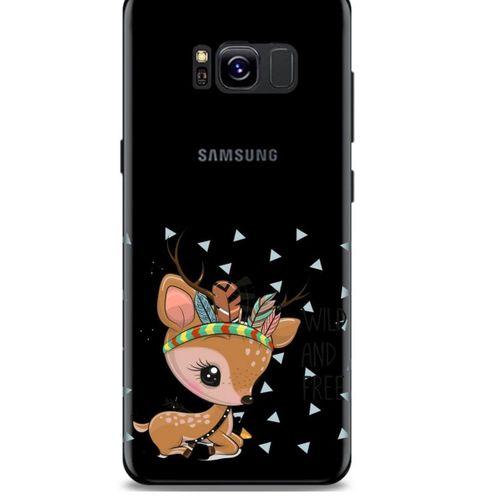 Zoologix (50) Samsung Galaxy S8 Şeffaf Kılıf Silikon Desenli