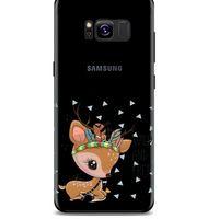 Zoologix (50) Samsung Galaxy S8 Şeffaf Kılıf Silikon Desenli