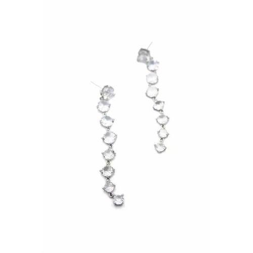 Zirkon Taşlı Küpe - Gümüş