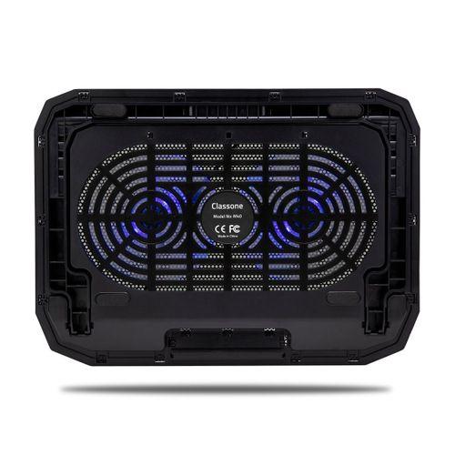Classone M40 Gaming Laptop Soğutucu Notebook Standı, Mavi LED ,14-15.6-17 Inch Uyumlu, 2 Fan, 2 USB