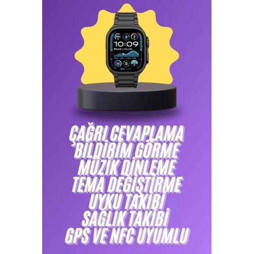 Ultra 3 Kordonlu Amoled Ekran Akıllı Saat Çok Fonksiyonlu Uyku Ve Sağlık Takibi