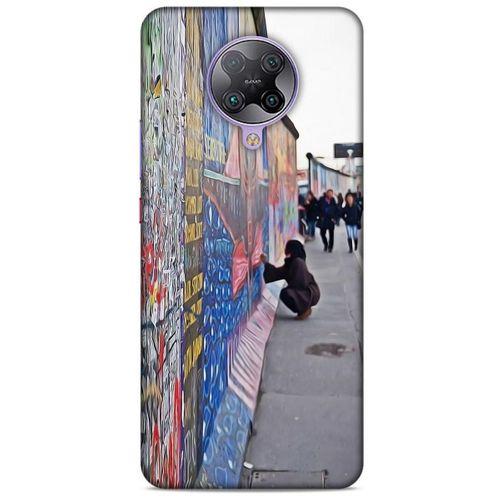 Xiaomi Poco F2 Pro Kılıf Almanya (40) Fit Silikon Kılıf Berlin Duvarı