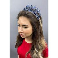 Lacivert Zümre Model Gelin Kına Tacı