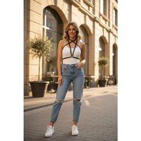 Siyah Kadın Kemer Çapraz Vücut Aksesuarı - Brf15