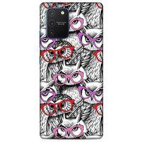 Baykuşlar (1) Desenli Silikon Kapak Telefon Kabı Samsung Galaxy S10 Lite Kılıf