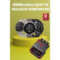 Ucuz Kaliteli Akıllı Saat Ve Powerbank Bluetooth Kulaklık 5.1 Stereo Anc Özelliği