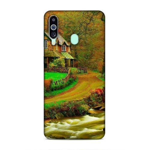 Samsung Galaxy M40 Uyumlu Kılıf Azarbaijan (48) Bumper Kılıf Orman Evi