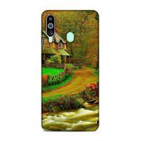 Samsung Galaxy M40 Uyumlu Kılıf Azarbaijan (48) Bumper Kılıf Orman Evi