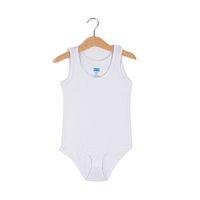 Kız Çocuk Likralı Geniş Askılı Kolsuz Çıtçıtlı Body Berrak-2538