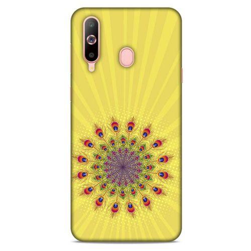 Samsung Galaxy A60 Kılıf Desenli Özel Seri Tüyler (20) Koruyucu Kılıf