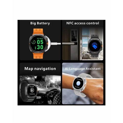 Mikrofon Ve Hoparlörlü Akıllı Saat | Takvim, Titreşim, Kronometre Özellikli