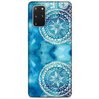 Samsung Galaxy S20 Plus Uyumlu Kılıf Mavi Delisi (45) Liquid Air Kılıf Suluboya Motif