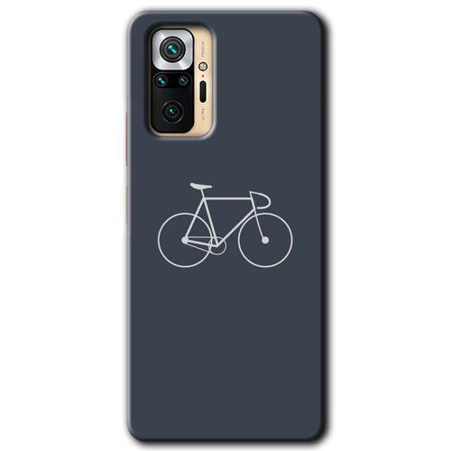 Xiaomi Redmi Note 10 Pro Kılıf Baskılı Kapak - Bike + 5D Tam Kaplayan Cam