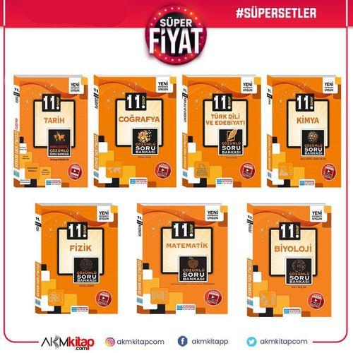 Evrensel İletişim Yayınları 11.Sınıf Soru Bankası Seti 7 Kitap