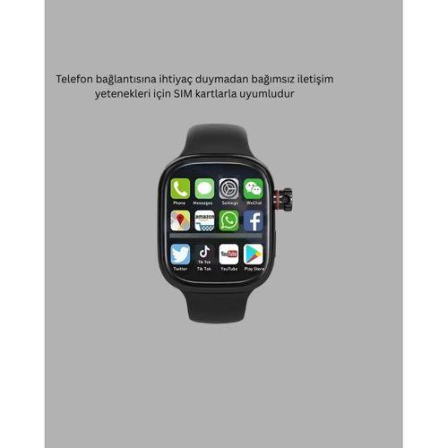 Sım Kartlı Gps Destekli Akıllı Saat Sesli Görüşmeli