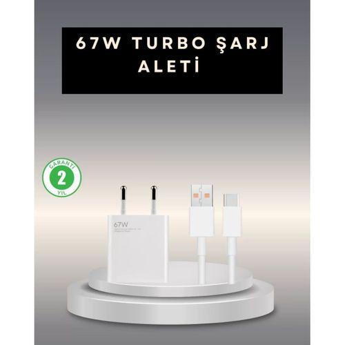 67 Watt Type C Şarj Adaptörü  Poco X3 X4 X5 Pro Uyumlu