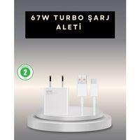 67 Watt Type C Şarj Adaptörü  Poco X3 X4 X5 Pro Uyumlu