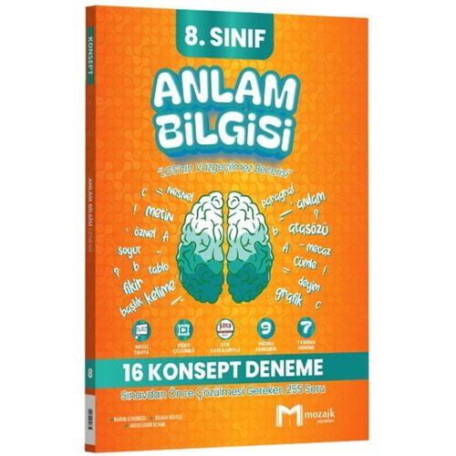 8. Sınıf Anlam Bilgisi 16 lı Konsept Deneme Mozaik Yayınları
