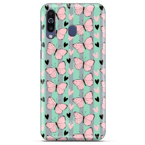 Alcatel 1S Kılıf Kelebek Etkisi (43) Thin Fit Kılıf Kahve Yeşil