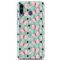 Alcatel 1S Kılıf Kelebek Etkisi (43) Thin Fit Kılıf Kahve Yeşil