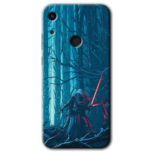 Huawei Y6s Kılıf HD Desen Baskılı Arka Kapak + Temperli Cam - Jedi