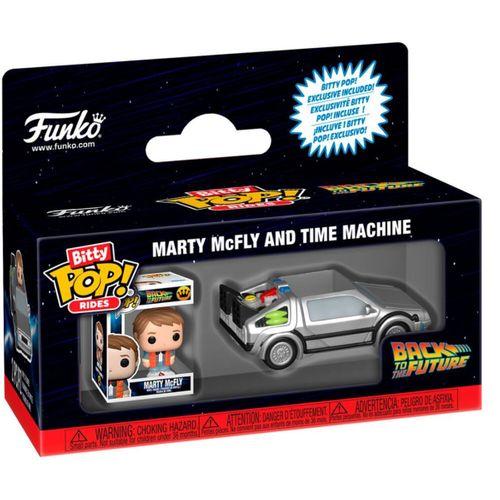Funko Bitty POP Rides: Marty McFly And Time Machine